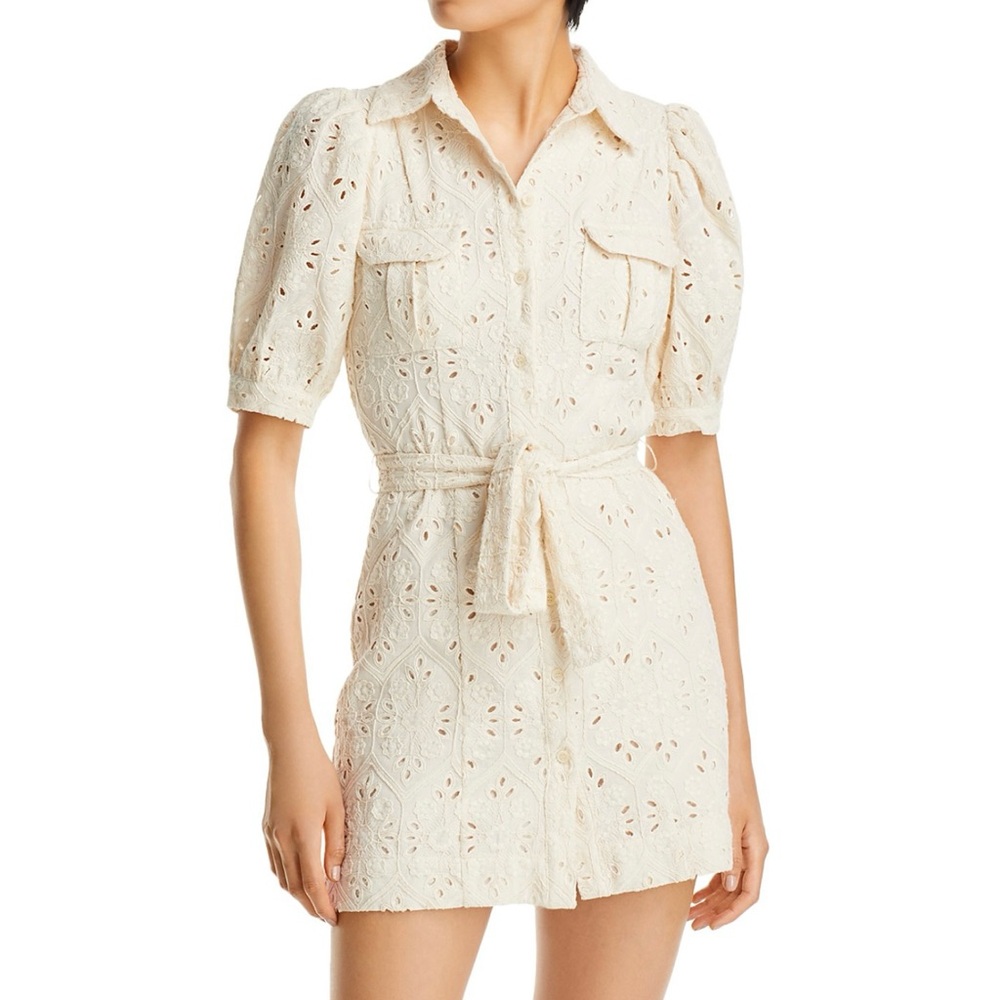 En Saison Cream Mini Dress
